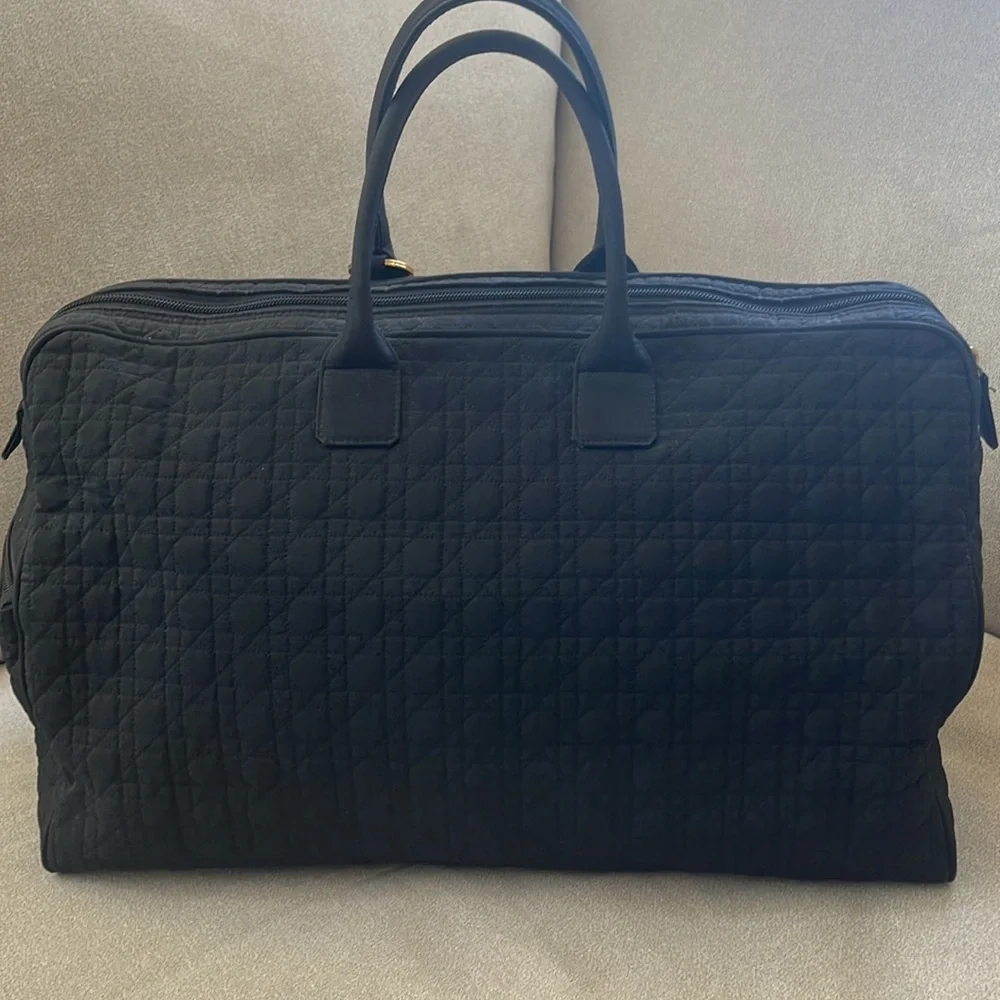 Christian Dior Black Nylon Cannage Lady Dior Boston Bag - Picture 3 of 14